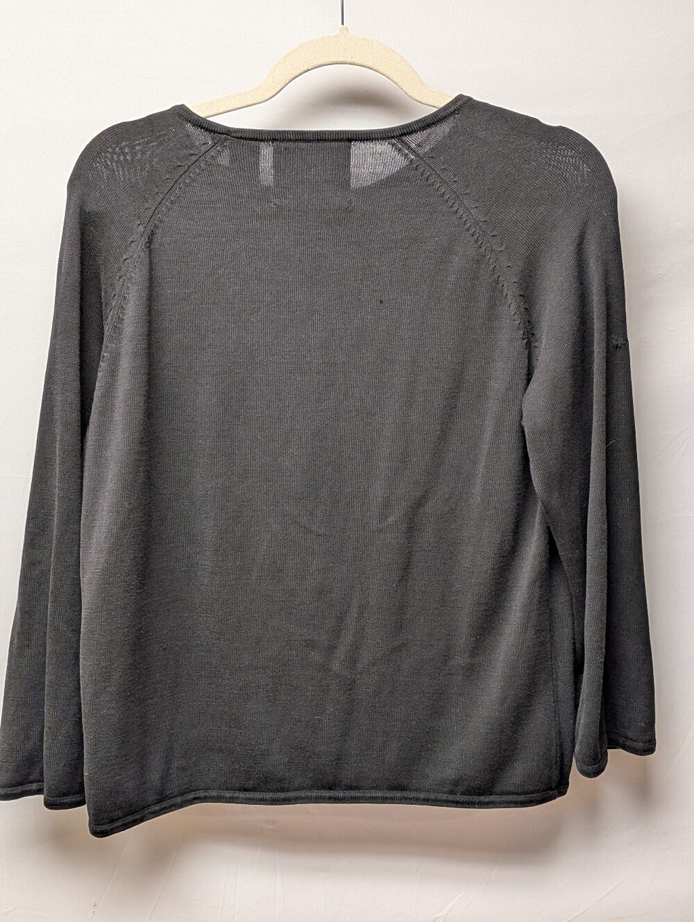 Michael Simon Motorcycle Nodded Embroidery Black Cardigan - Picture 4 of 6